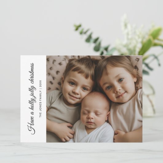 ホーリー・ジョリー・ファミリー・アクティベイテッド・ホリデー・カード シーズンカード (スタンド正面)