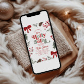 ホーリー・ジョリー ベイビーシャワーのご招待 招待状