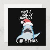 ホーリー・ジョーリー・クリスマス映画・皮肉なジョーズ シーズンカード (正面/裏面)