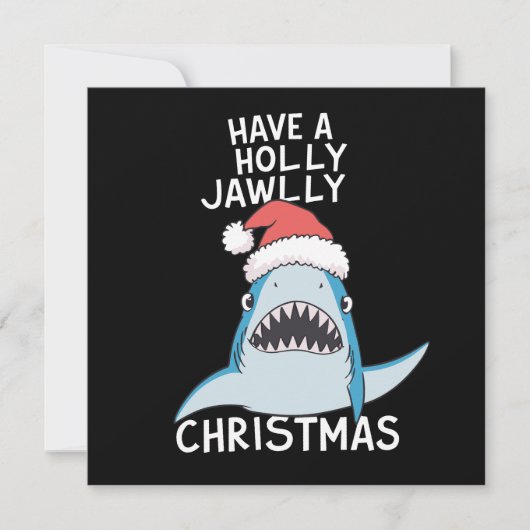 ホーリー・ジョーリー・クリスマス映画・皮肉なジョーズ シーズンカード (正面)