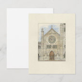 ホーリー・ネーム大聖堂のカード 案内状 (正面/裏面)