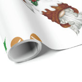 ホーリー・ノーム・ジンジャーブレッド・キャンディー・ケーン・クリスマス ラッピングペーパー (ロールコーナー)