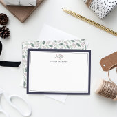 ホーリー&パイン | 名入れ便箋カード ノートカード