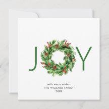 ホーリー・ベリー・パインコーンのクリスマスリース