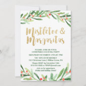 ホーリー・リース・ミスルトゥー＆マルガリータ　カクテル・パーティー 招待状 (正面)