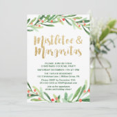 ホーリー・リース・ミスルトゥー＆マルガリータ　カクテル・パーティー 招待状 (スタンド正面)