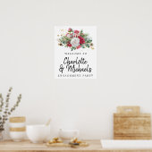 ホーリー・ローズ・ゴールドエンゲージメントパーティ ポスター (キッチン)