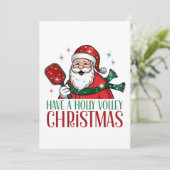 ホーリー・ヴォレーをクリスマス・ソング・ピックルボールで シーズンカード (スタンド正面)