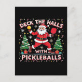 ホールにピックボールを積み上げる シーズンポストカード (正面)