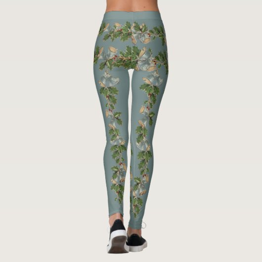 ホールにホリーとベルのレギンスを飾る レギンス (裏面)