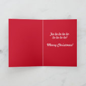 ホールにボールとクリスマスを飾る シーズンカード (内部)