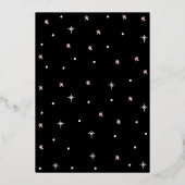 ホールのエレガントオーナメント 箔シーズンカード (裏面)