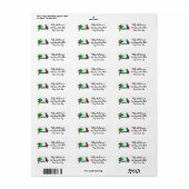 ホールのオウムをデッキアップ ラベル (フルシート)