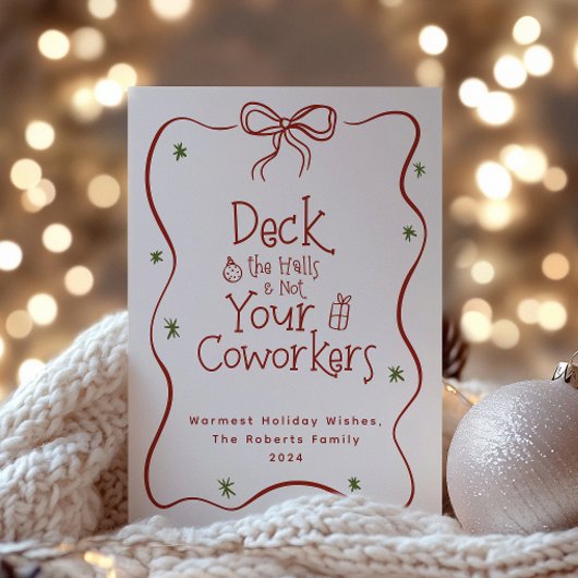 ホールのオフィスのユーモアを表現する シーズンカード