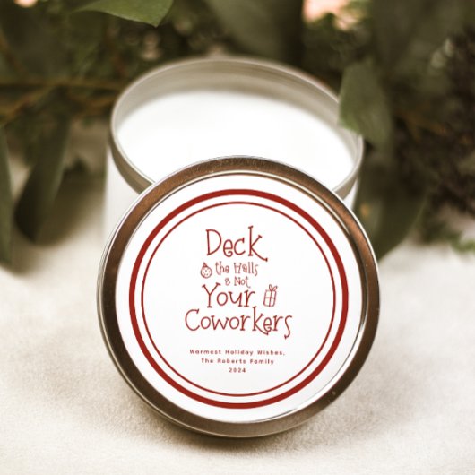 ホールのオフィスのユーモアを表現する ラウンドシール