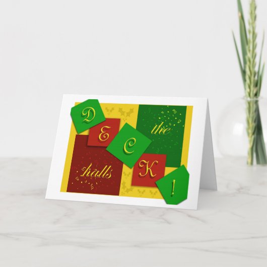 ホールのグリーティングカードをデッキアップ シーズンカード (正面)