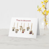 **ホールのデッキに行く時間** カード (黄色い花)