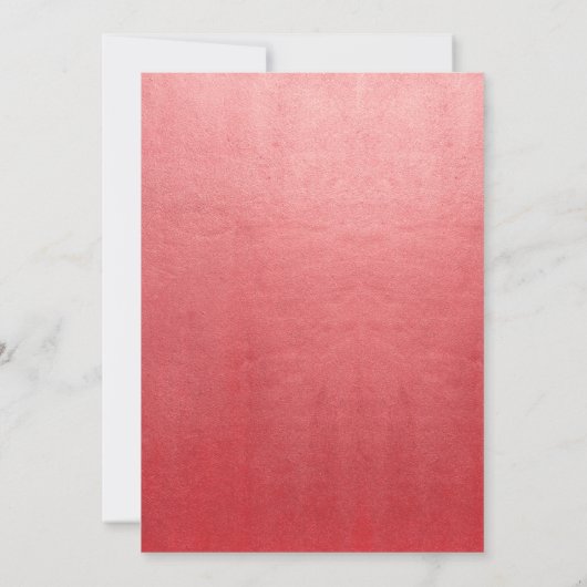 ホールのデッキを作ろうクリスマスブライダルシャワー 招待状 (裏面)