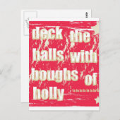 ホールのデッキを取る ポストカード (正面/裏面)