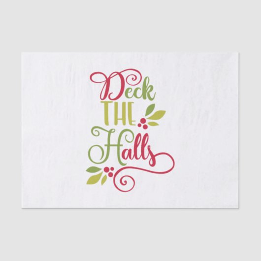 ホールのデッキを取る 薄葉紙 (正面)