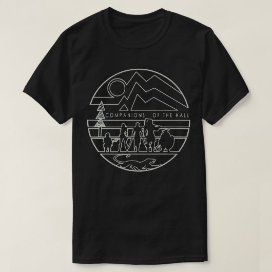 ホールの仲間Drizzt japanese s db  Tシャツ (デザイン正面)