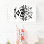 ホールの家紋の紋章付き外衣 横断幕 (インサイチュ)