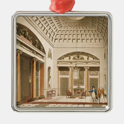 ホールのCarltonの家 メタルオーナメント (正面)