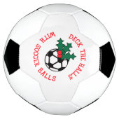 ホールをサッカーで飾る |クリスマス サッカーボール (回転)