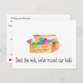 ホールをデッキでボールを動かした！ ポストカード (正面/裏面)