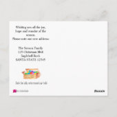 ホールをデッキでボールを動かした！ ポストカード (裏面)