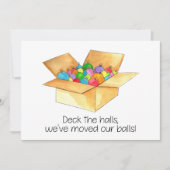 ホールをデッキでボールを動かした! 招待状 (正面)