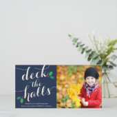 ホールをデッキに置く | 休日のフォトカード シーズンカード (スタンド正面)