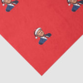 ホールを赤で飾る 薄葉紙 (詳細)