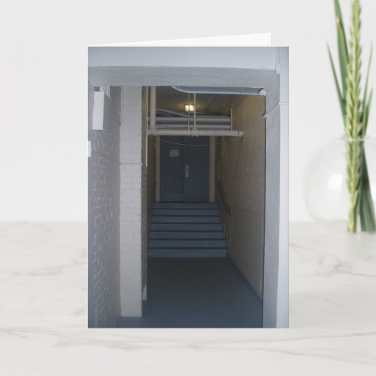 「ホールを這う」ハロウィーン・カード カード (正面)