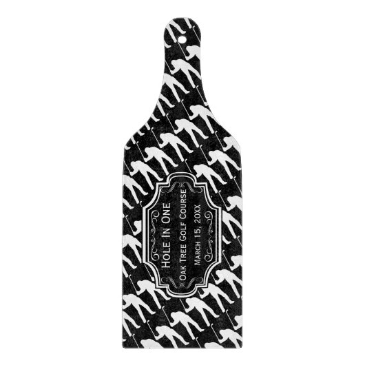 ホールイパーソナライズされたンワンマンケーブゴルファーズロッジ カッティングボード (正面)