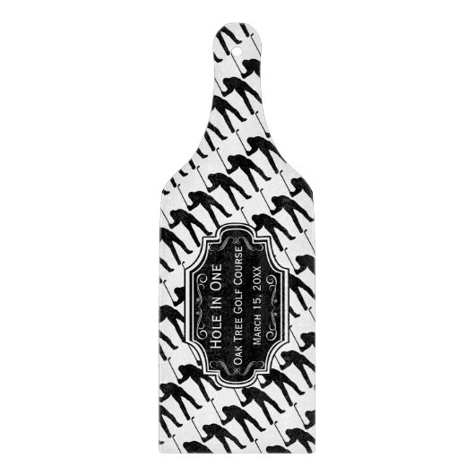 ホールイパーソナライズされたンワンマンケーブゴルファーズロッジ カッティングボード (正面)