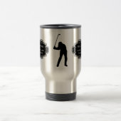 ホールイパーソナライズされたンワンマンケーブゴルファーズロッジ トラベルマグ (中央)