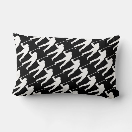 ホールイパーソナライズされたンワンマンケーブゴルファーズロッジ ランバークッション (裏面)