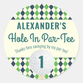 ホールインパラティーエイジゴルフマスター誕生日 ラウンドシール