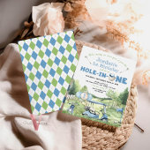 ホールインワンエイジゴルフマスター誕生日招待状 招待状