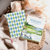 ホールインワンエイジゴルフマスター誕生日招待状 招待状