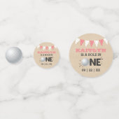 ホールインワンガールズゴルフ1stバースデーパーティー コンフェッティ (正面)