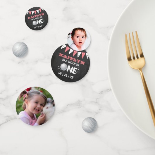 ホールインワンガールズゴルフ1stバースデーパーティー コンフェッティ (グループ)