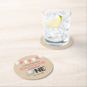 ホールインワンガールズゴルフ1stバースデーパーティー ラウンドペーパーコースター (インサイチュ)