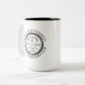 ホールインワンクラシックゴルフパーソナライズされた ツートーンマグカップ (正面左)