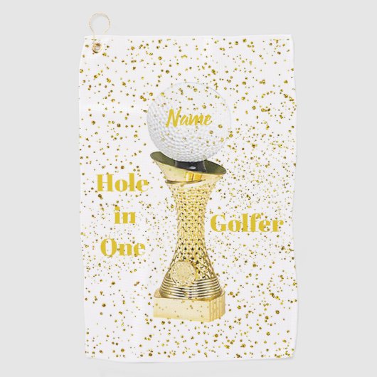 ホールインワンゴルファー ゴルフタオル (正面)