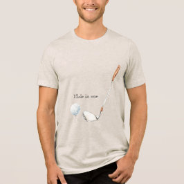ホールインワンゴルフクラブボール トライブレンドTシャツ