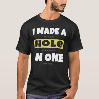 ホールインワンゴルフゴルファー1ゴルフ場 Tシャツ
