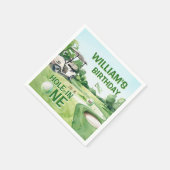 ホールインワンゴルフパルティー1回目の誕生日 スタンダードカクテルナプキン (角)