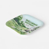 ホールインワンゴルフパルティー1回目の誕生日 ペーパープレート (傾斜あり)